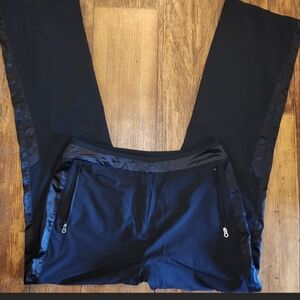 Sexy black and silky side trim dress pants size 6